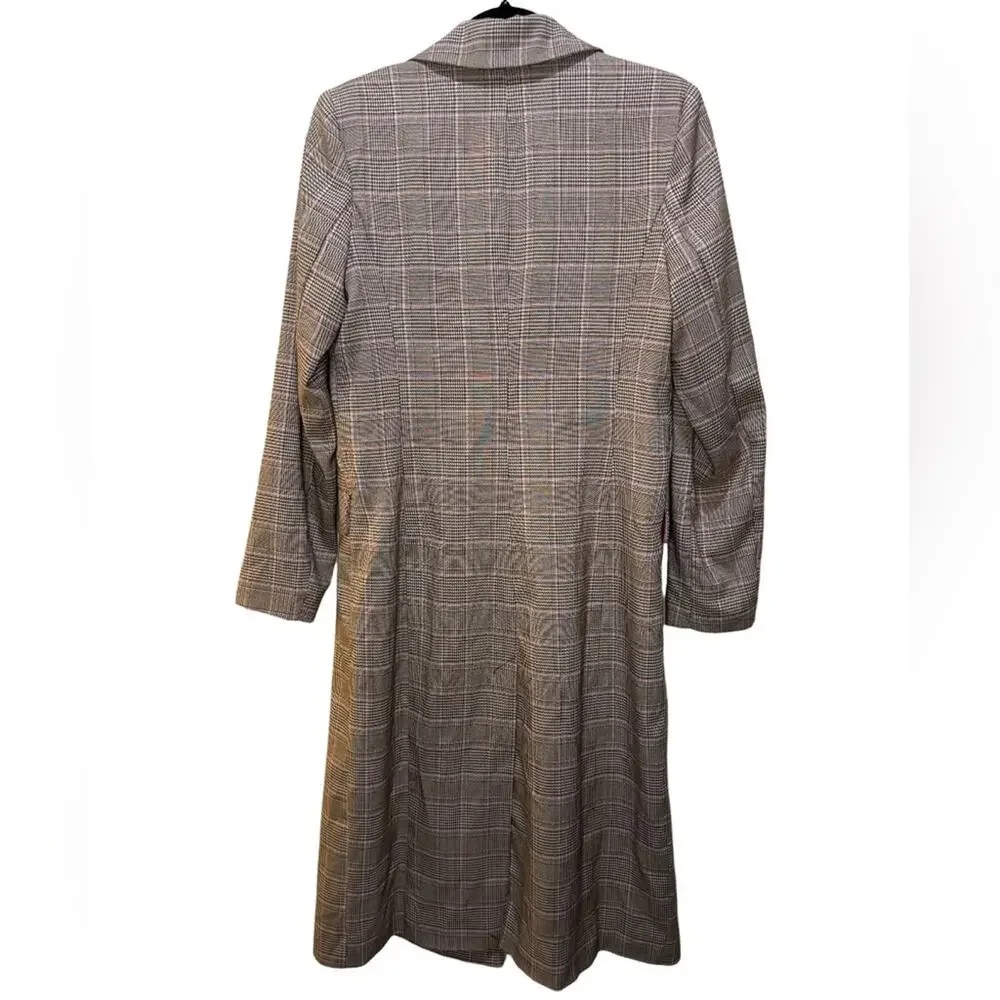 Avec Les Filles Plaid Coat Size S - Picture 6 of 6